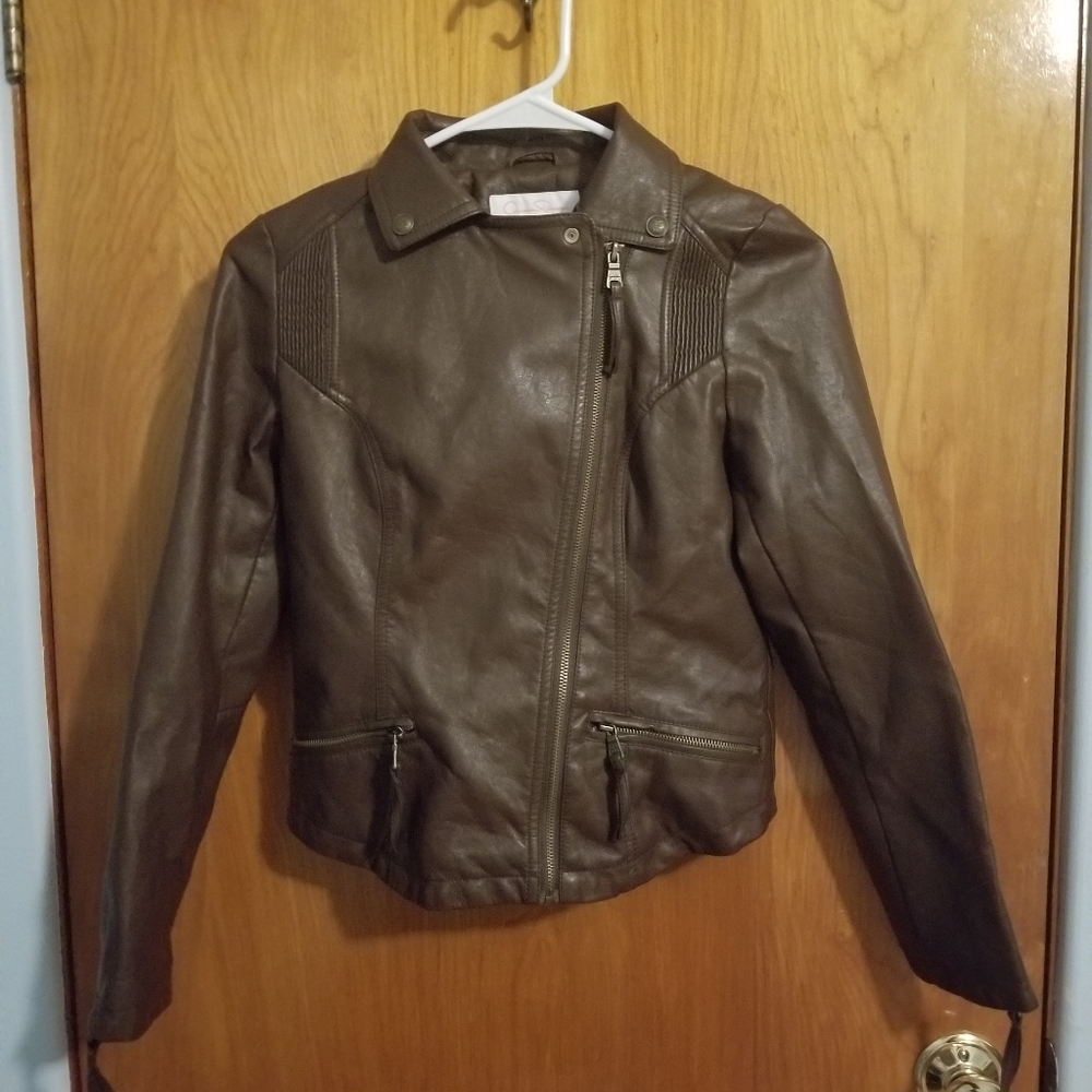 Jessica Simpson Faux Leather Jacket